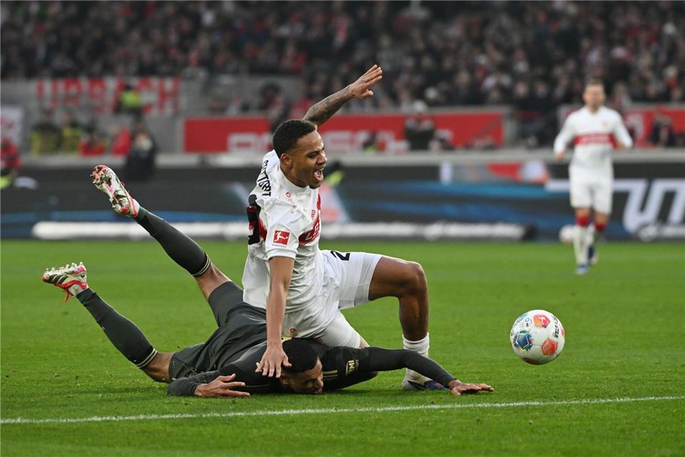 VfB-Profi Nikolas Nartey (oben) ist weiterhin angeschlagen.Marijan Murat/dpa