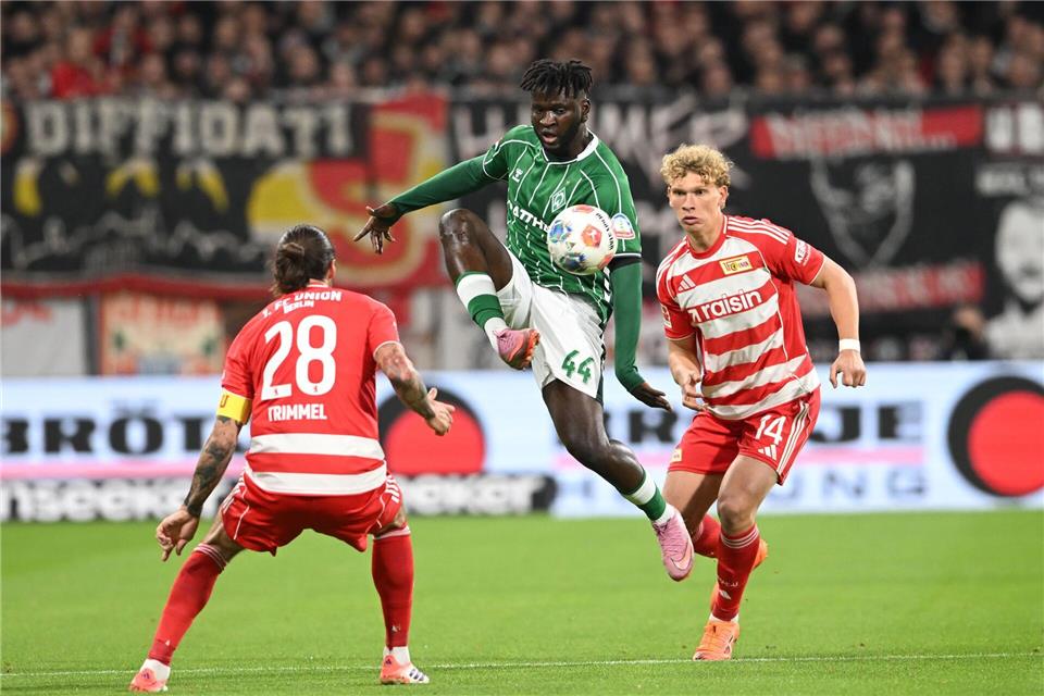 Beim Startelf-Debüt von Boniface: Werder schlägt Union  Victor Boniface stand bei Werder Bremen erstmals in der Startelf.Carmen Jaspersen/dpa