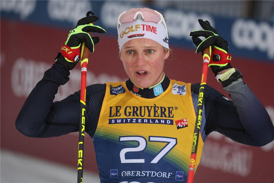 Bundestrainer rechnet mit Olympia-Sperre für Victoria Carl Victoria Carl wartet auf das Urteil in ihrem Dopingfall. (Archivbild)Karl-Josef Hildenbrand/dpa