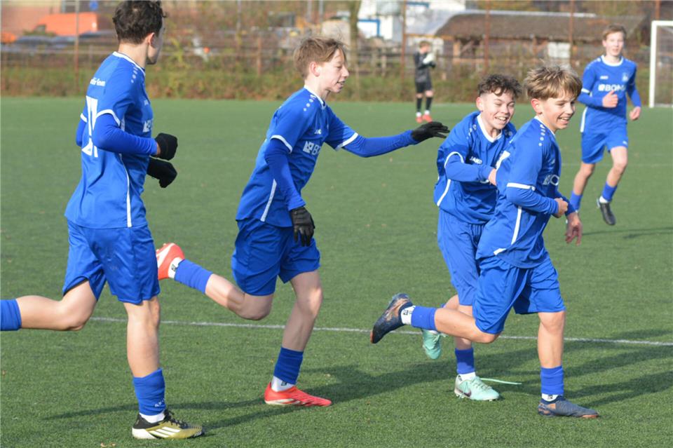 Viel Grund zum Jubel hatten die Gemener C-Junioren im diesjährigen Kreispokal-Wettbewerb. Nun will man am Samstag im Verbandspokal den nächsten Schritt gehen.