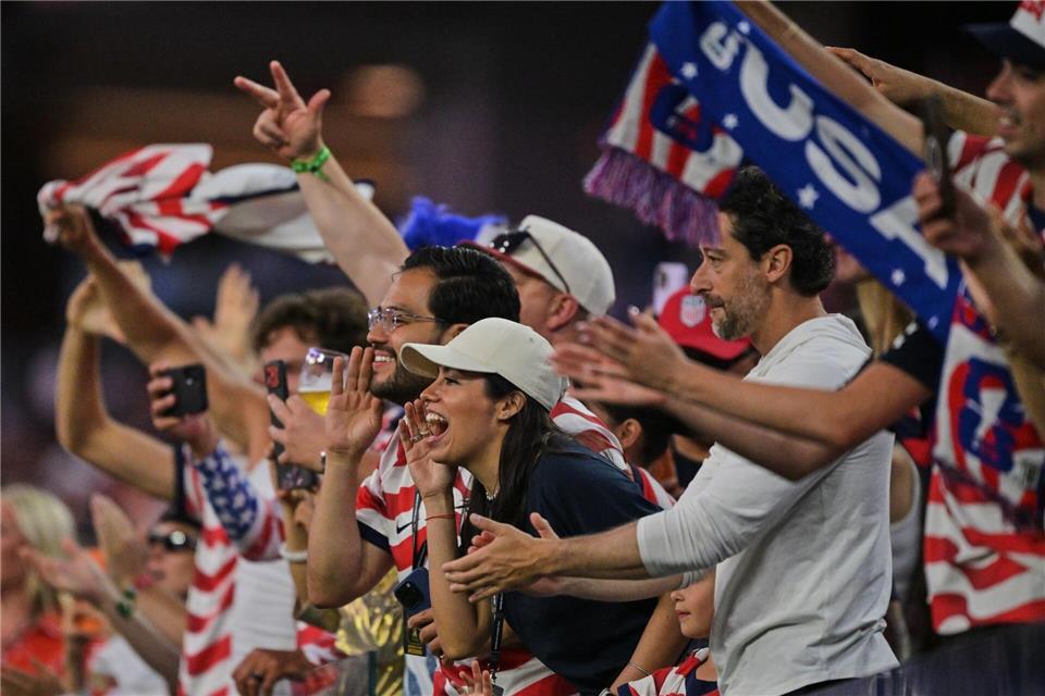 Viel Grund zur Freude für die US-Fans.Jayne Kamin-Oncea/AP/dpa