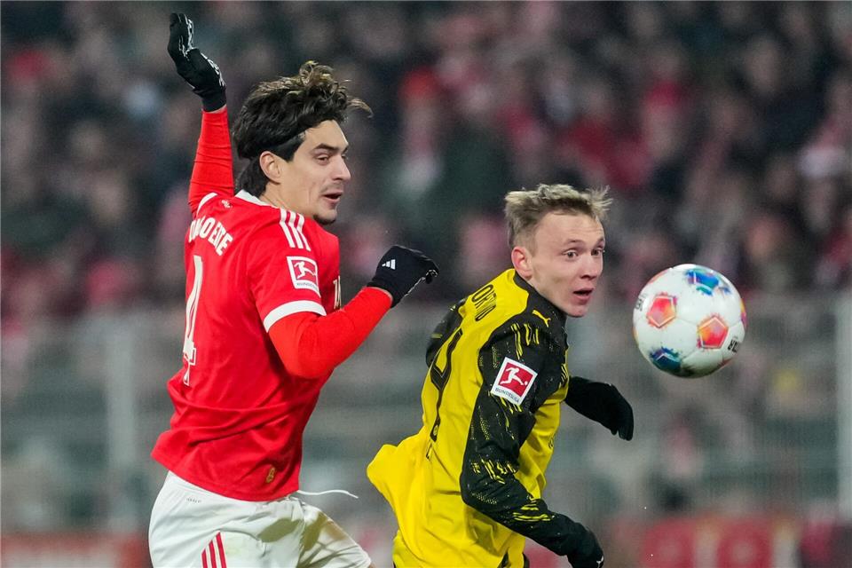 Viel Kampf bei Union gegen Dortmund.Soeren Stache/dpa