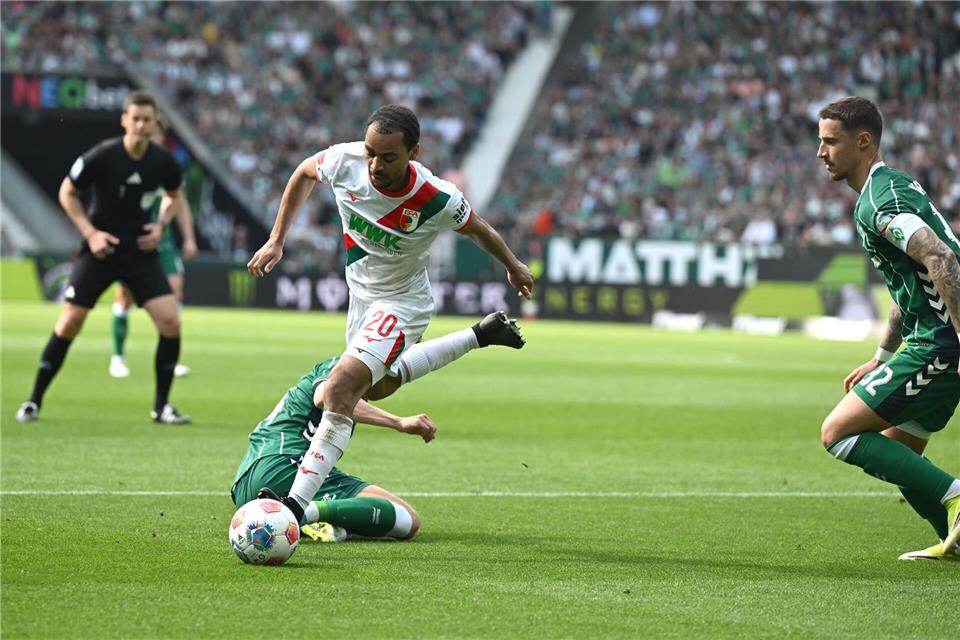 Viel Kampf, wenig Ertrag für Werder.Carmen Jaspersen/dpa