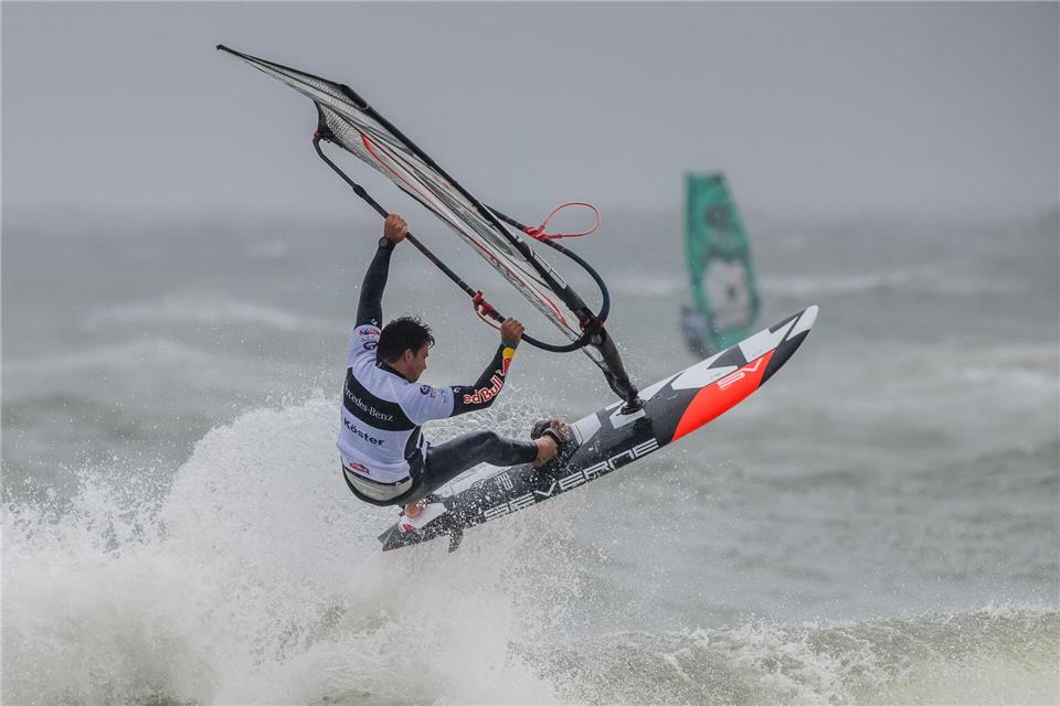 Viel Spaß hatte die Windsurf-Elite während ihres Worldcups auf der Insel Sylt.Frank Molter/dpa