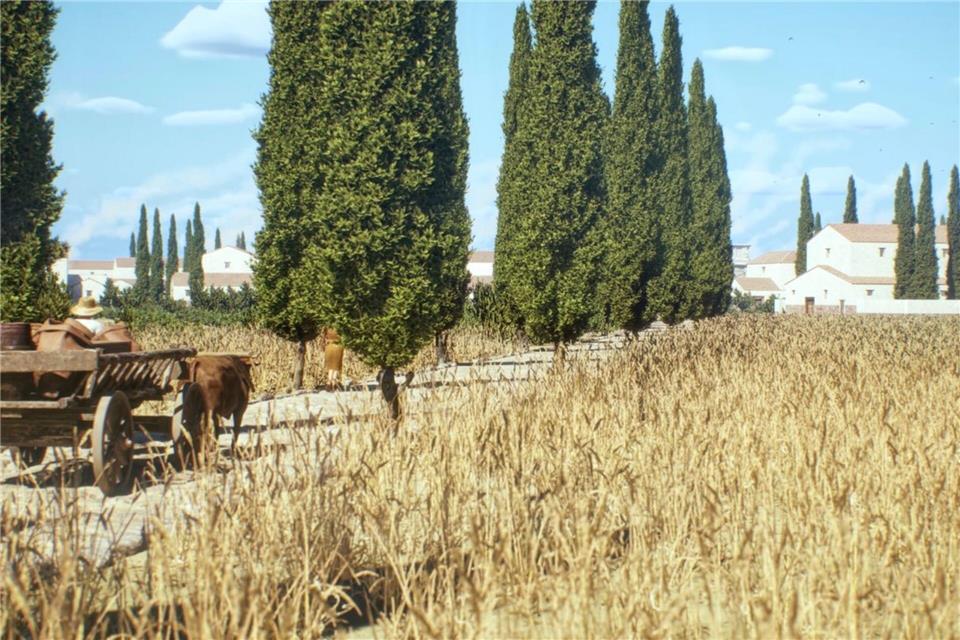 Vielbefahrene Straßen waren oft gepflastert, wie in der antiken Stadt Timgad in Algerien-/tiner-e, Artas Media, MINERVA/dpa