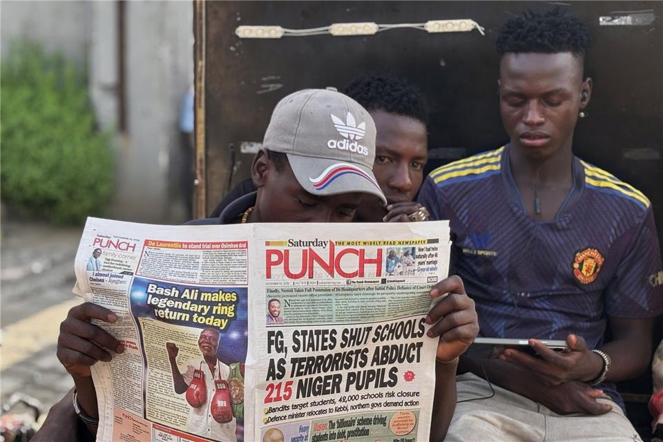 Viele Kinder bleiben weiterhin in Gefangenschaft. (Archivbild)Sunday Alamba/AP/dpa