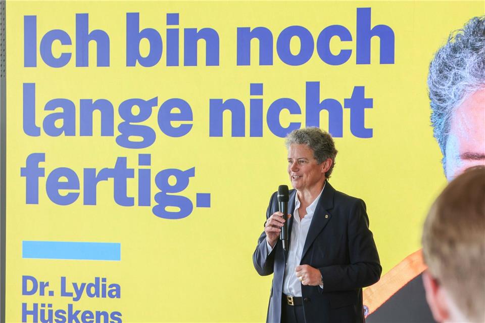 Viele Menschen seien unzufrieden und wünschten sich Veränderungen, sagte Spitzenkandidatin Lydia Hüskens bei der Vorstellung der Kampagne.Peter Gercke/dpa