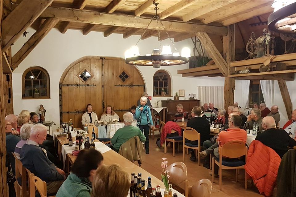 Viele Mitglieder des Vereins kamen im Heimathaus zur Versammlung zusammen. 