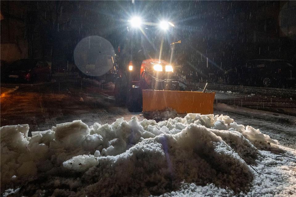 Vielerorts hatten die Räumdienste gut zu tun.Stefan Puchner/dpa