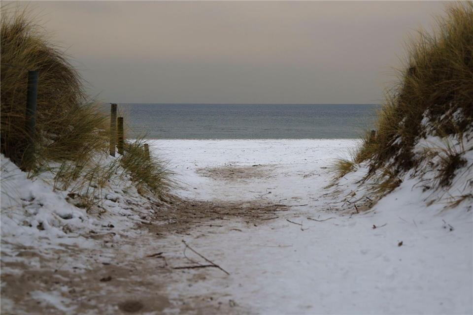 Vielerorts im Norden ist es weiß.Frank Molter/dpa