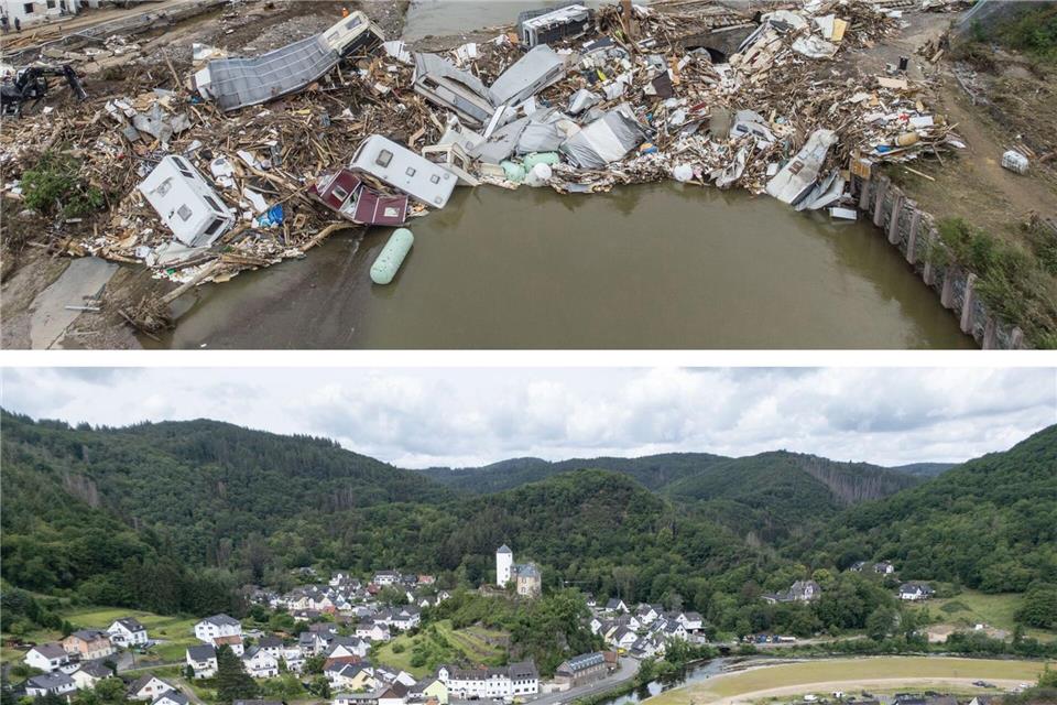 Vieles ist wieder aufgebaut, manches auch schöner. Boris Roessler/dpa