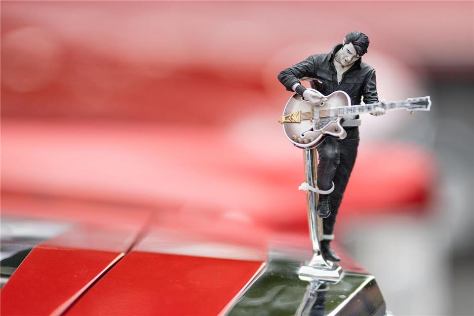 Vielfältiges Programm: Bad Nauheim begeht den 90. Geburtstag von Elvis Presley (Archivbild). Boris Roessler/dpa