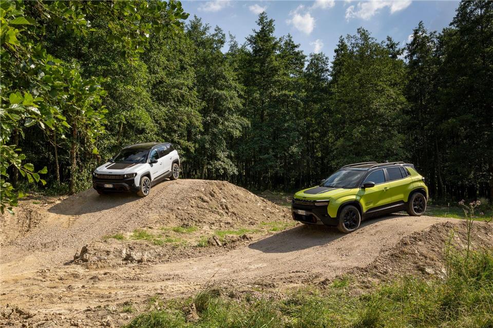 Vielseitige Antriebspalette: Neben den E-Versionen kommt der Compass auch als Mild-Hybrid und als Plug-in-Hybrid daher.Carmine Arrichiello/CA STUDIOS/Jeep/dpa-tmn