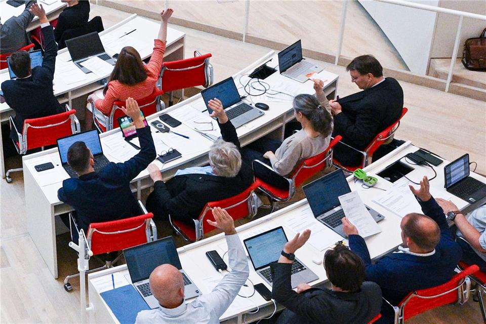 Vier BSW-Landtagsabgeordnete aus Brandenburg treten aus der Partei aus. (Archivbild)Jens Kalaene/dpa