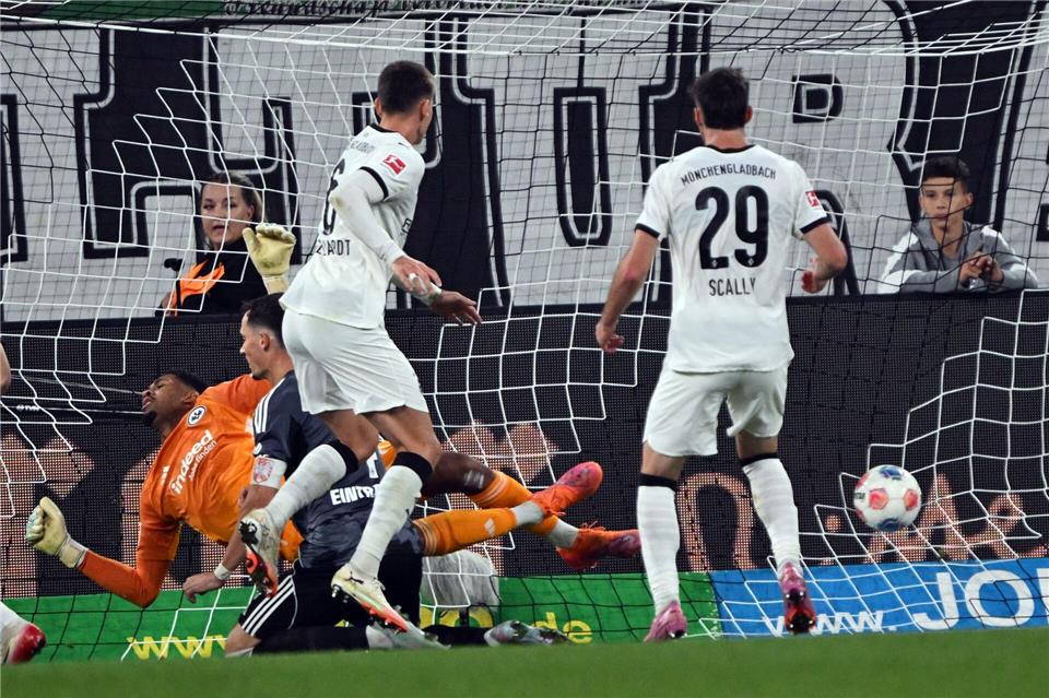 Rückendeckung für Polanski in Gladbach - „War fassungslos“ Vier Gladbacher Treffer, aber keine Punkte.Federico Gambarini/dpa