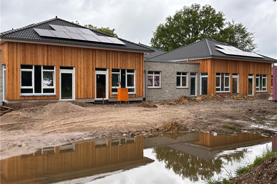 Weiterentwicklung der Kita „Brucknerstraße“ für mehr inklusive Plätze Vier Gruppen waren an der Brucknerstraße geplant, nun kommen zwei Anbauten hinzu. Berger