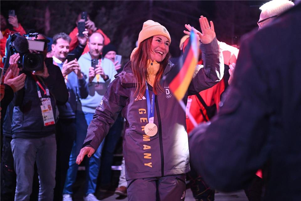 Vier Jahre nach der Enttäuschung von Peking freute sich Taubitz über die ersehnte Goldmedaille.Robert Michael/dpa