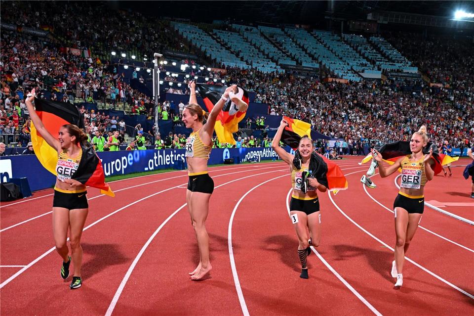 Vier Jahre nach der Leichtathletik-EM bewirbt sich München nun um die WM. (Archivbild)Sven Hoppe/dpa