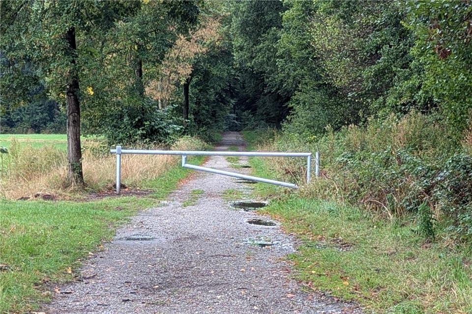 Vier neue Schranken wurden rund um den Tiergarten eingebaut.