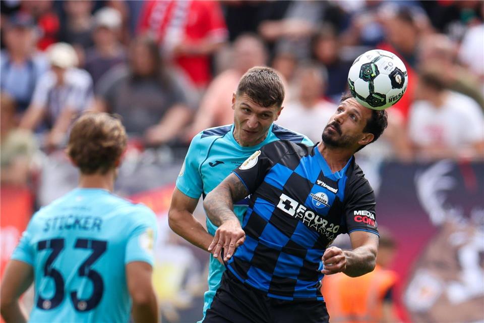 Viktoria Köln zeigte in der zweiten Halbzeit mehr. Christoph Reichwein/dpa