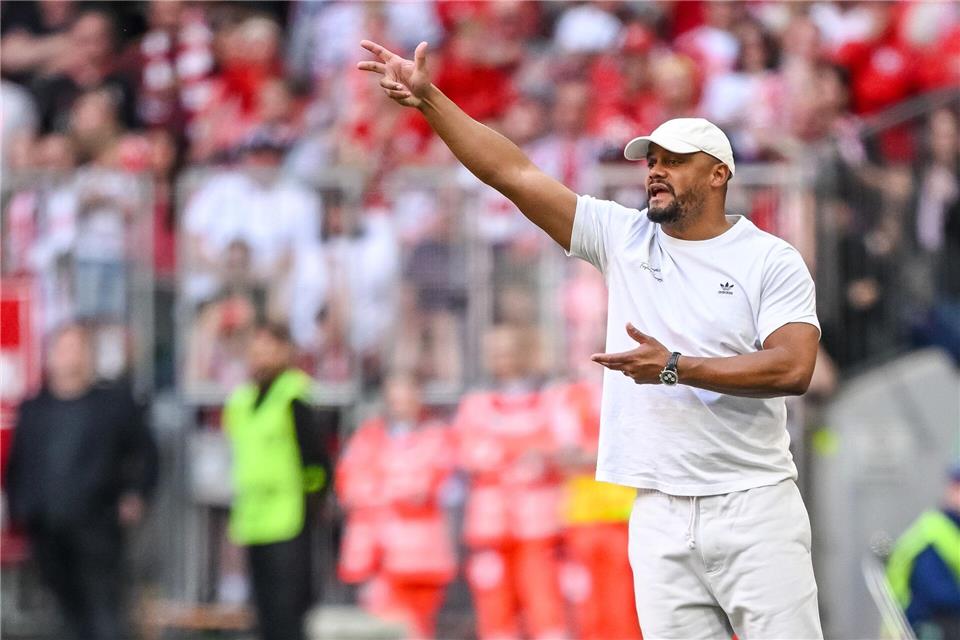 Vincent Kompany gibt die Richtung vor: „Wir wollen am Ende nur gewinnen.“Harry Langer/dpa