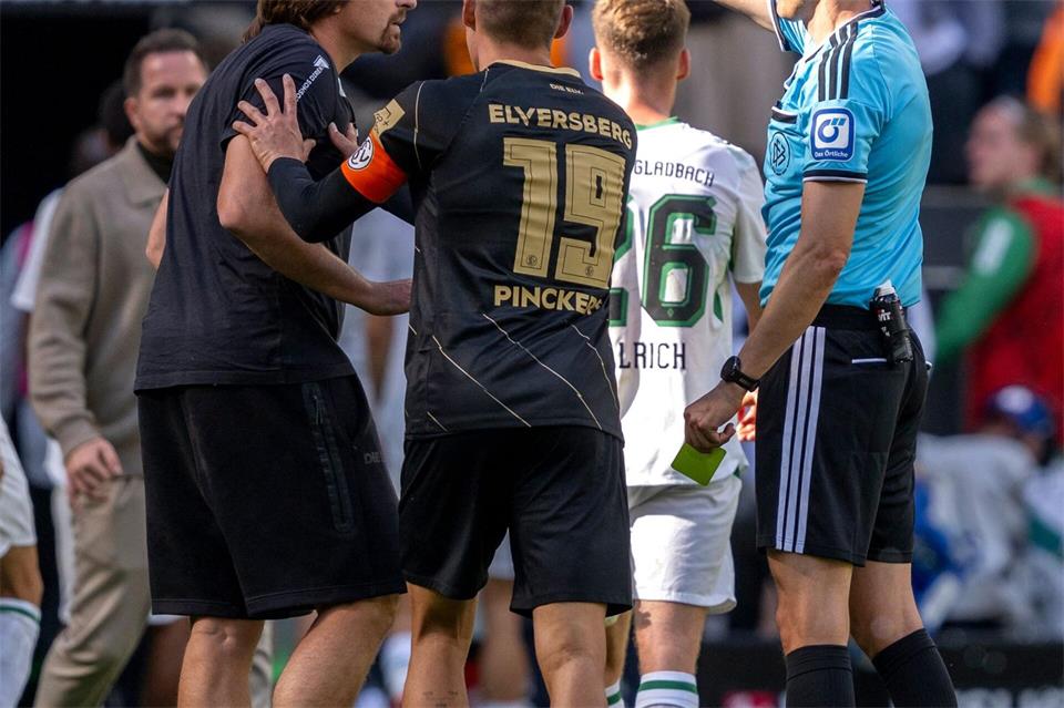 Vincent Wagner sah die Gelb-Rote Karte.David Inderlied/dpa