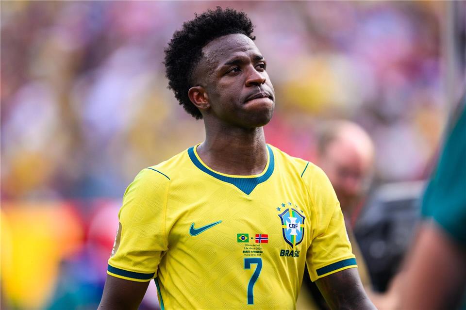 Vinícius Júnior und Brasilien scheiterten im Achtelfinale an Norwegen. (Archivbild)Tom Weller/dpa