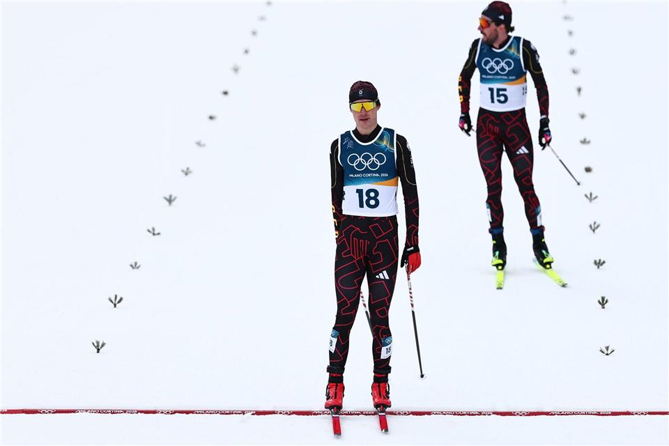 Vinzenz Geiger hatte mit dem Kampf um die Medaillen wieder nichts zu tun.Daniel Karmann/dpa