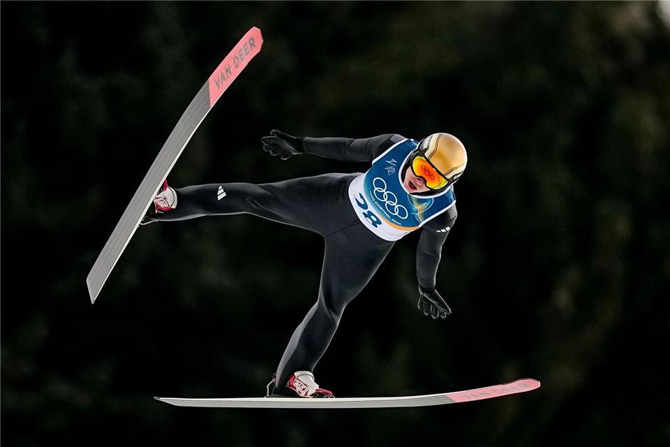 Vinzenz Geiger und die deutschen Kombinierer haben wenig Chancen auf Medaillen.Matthias Schrader/AP/dpa