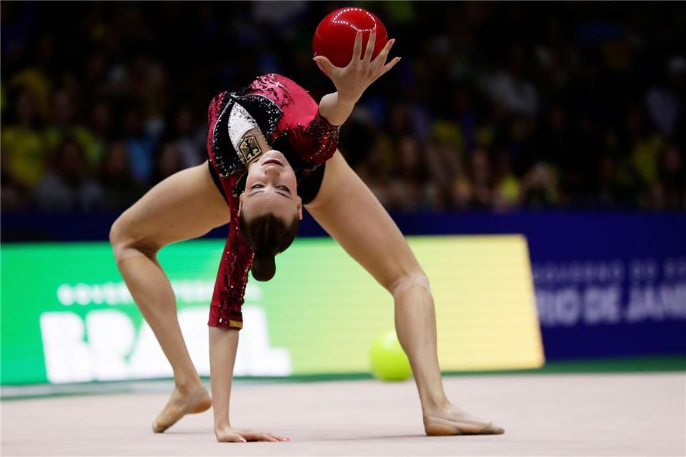 Virtuos mit dem Ball: Darja Varfolomeev.Bruna Prado/AP/dpa