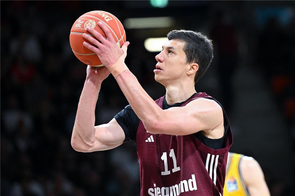 Vladimir Lucic und die Bayern-Basketballer stehen in den Playoffs unter Druck.Sven Hoppe/dpa