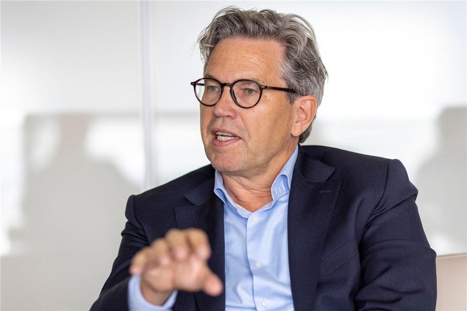 Vodafone-Deutschlandchef Marcel de Groot sieht seine Firma auf dem richtigen Weg.Thomas Banneyer/dpa