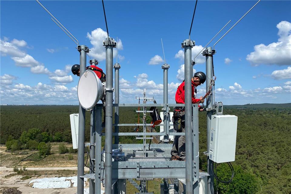 Vodafone will 5G-Antennentechnik von Huawei durch OpenRAN ersetzen. Christoph Dernbach/dpa