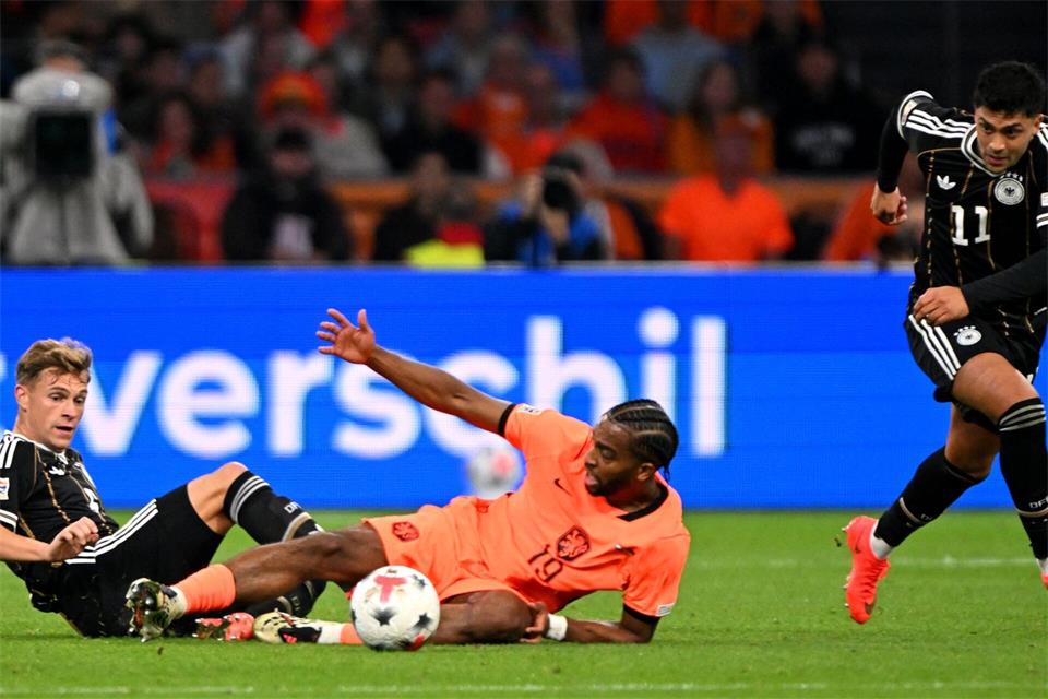 Voller Einsatz gegen die Niederlande: Joshua KimmichFederico Gambarini/dpa