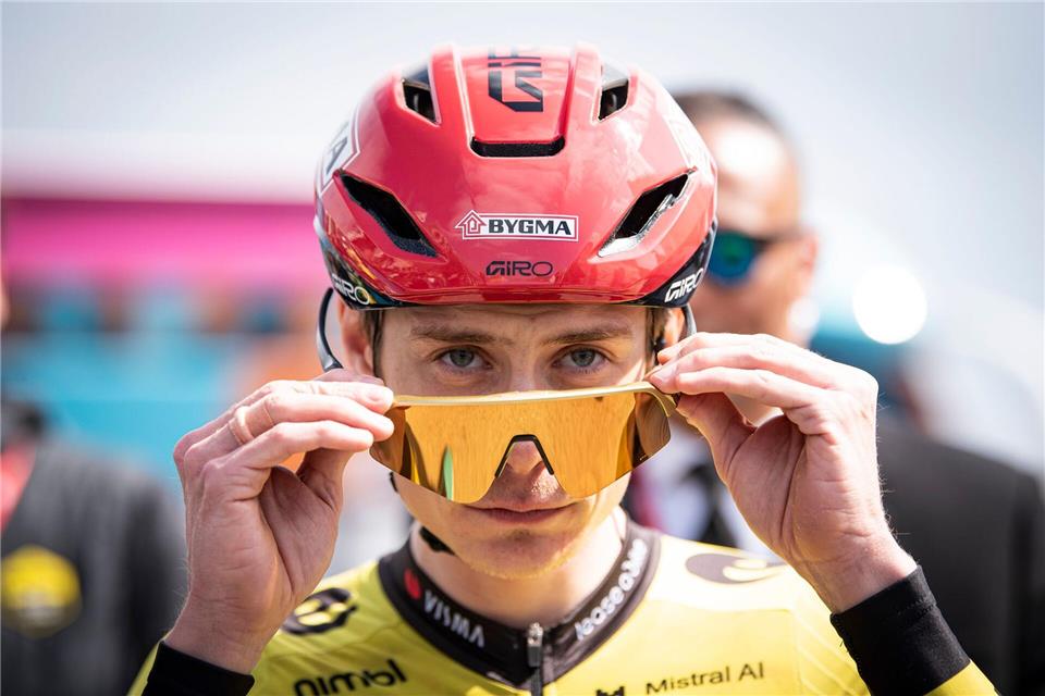 Voller Fokus auf den Gesamtsieg: Jonas Vingegaard startet erstmals beim Giro d’Italia. (Archivbild)Matteo Secci/ZUMA Press Wire/dpa