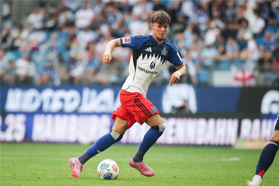 Vom HSV nach Elversberg: Sturmtalent Otto Stange.Christian Charisius/dpa