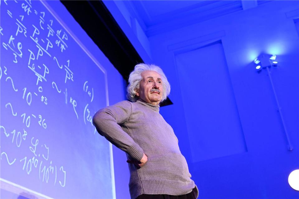 Vom Physiker und Genie Einstein ist jetzt eine Widmung aufgetaucht. (Archivbild) Jens Kalaene/dpa