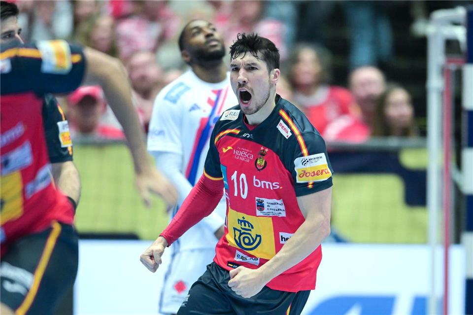Vom Sommer an beim VfL Gummersbach: Spaniens Handball-Star Alex Dujshebaev. (Archivbild)Sina Schuldt/dpa