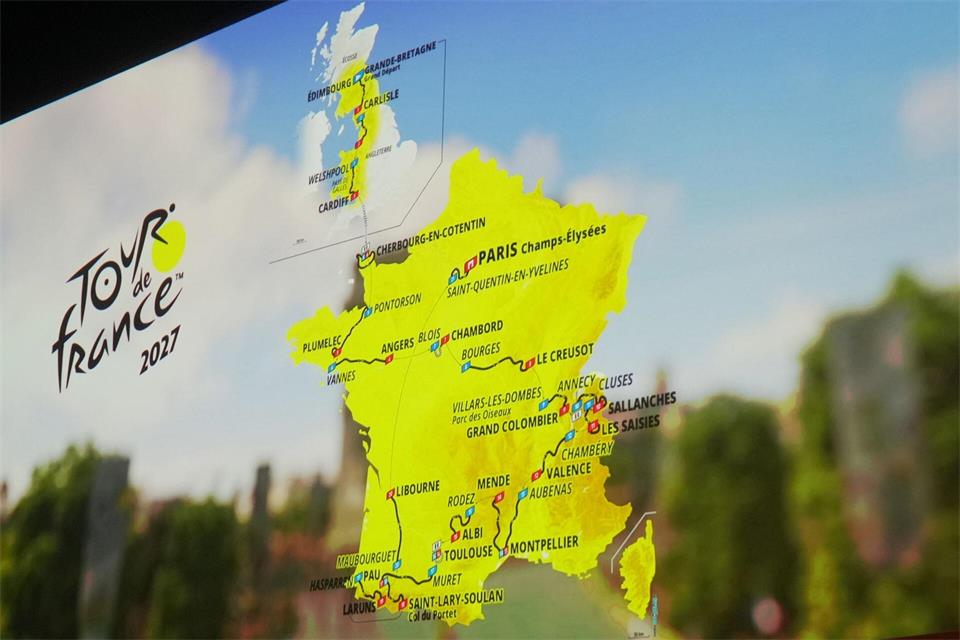Von Edinburgh nach Paris - das ist die Tour-Strecke 2027Thibault Camus/AP/dpa