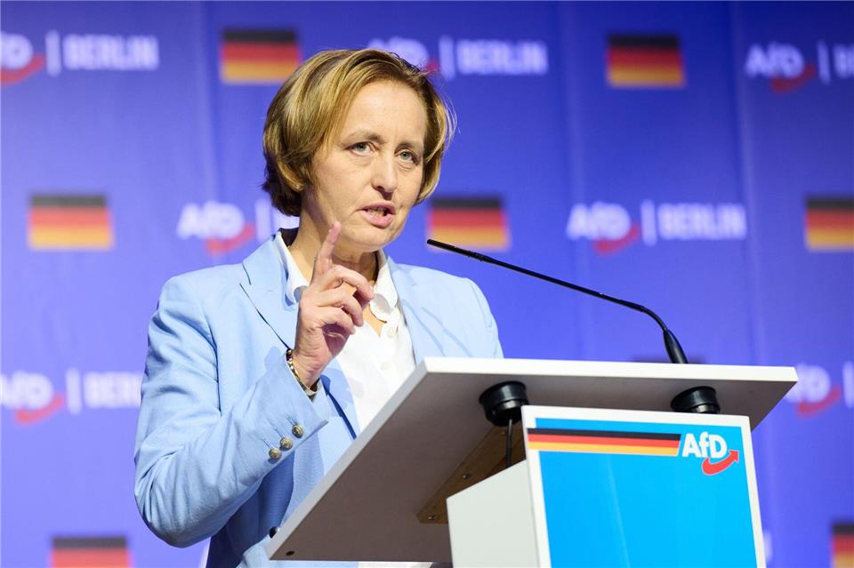 Von Storch sieht die Bundestagswahl als „Kulturkampf“.Annette Riedl/dpa