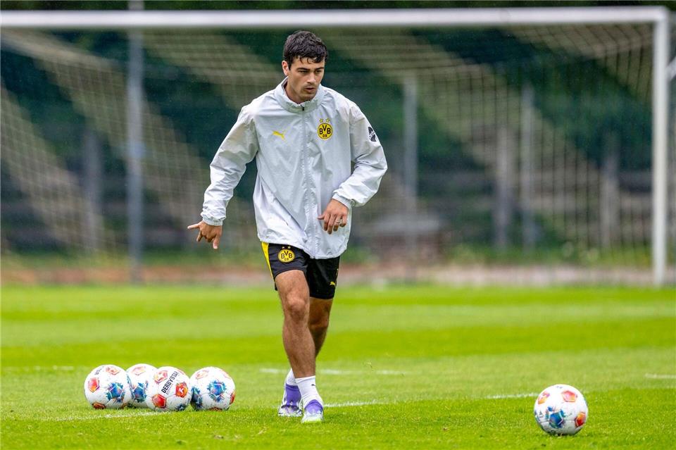 Von einer Borussia zur anderen: Giovanni Reyna steht vor einem Wechsel nach Mönchengladbach.David Inderlied/dpa