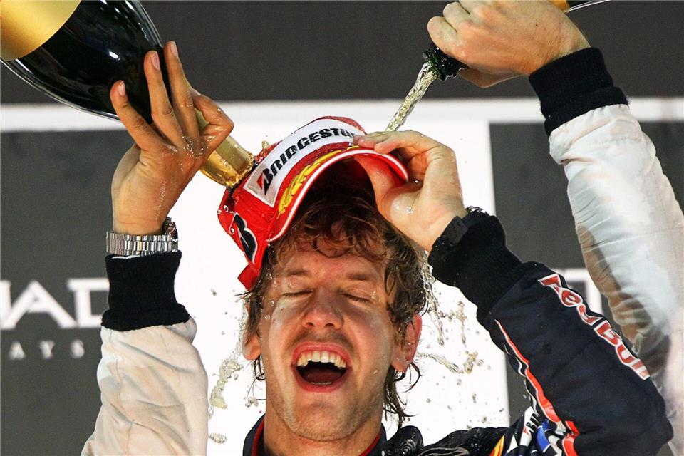 Vor 15 Jahren holte Vettel im Finale von Abu Dhabi sensationell den Titel. (Archivbild)picture alliance / dpa