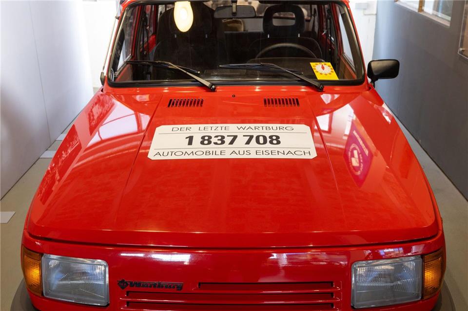 Vor 35 Jahren fuhr der letzte in Eisenach gebaute Wartburg direkt ins Museum. (Archivbild)Michael Reichel/dpa