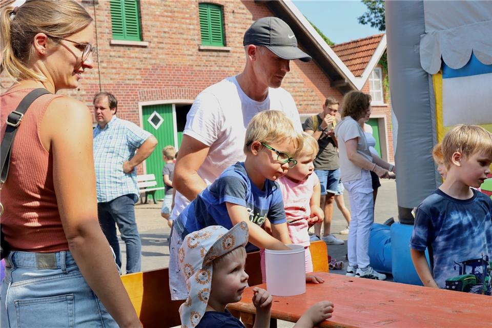 Vor allem für Familien mit Kindern hatten sich die Organisatoren einige Spiele einfallen lassen.