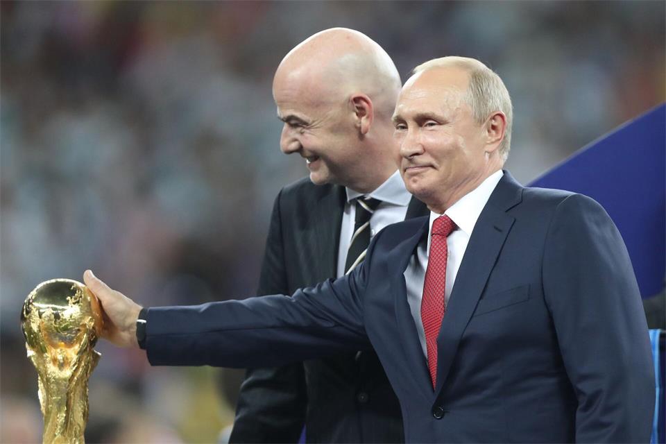 Vor dem Angriffskrieg war Russland 2018 noch WM-Gastgeber. (Archivbild)Cao Can/xinhua/dpa