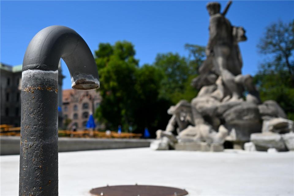 Vor den Verboten hatte die Stadt schon mehrere Brunnen abgeschaltet. (Archivbild)Sven Hoppe/dpa