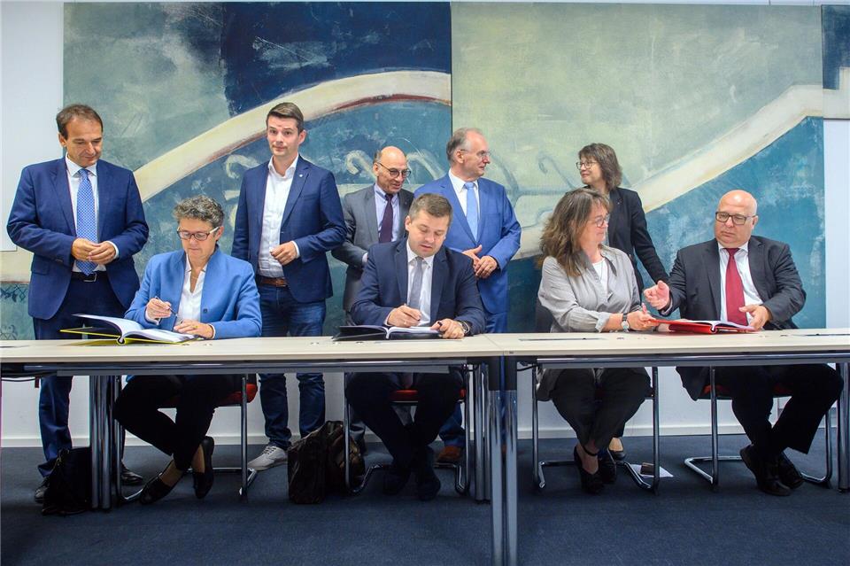 Vor etwas mehr als vier Jahren haben sich CDU, SPD und FDP in Sachsen-Anhalt auf eine Zusammenarbeit verständigt. (Archivbild)Klaus-Dietmar Gabbert/dpa-Zentralbild/dpa