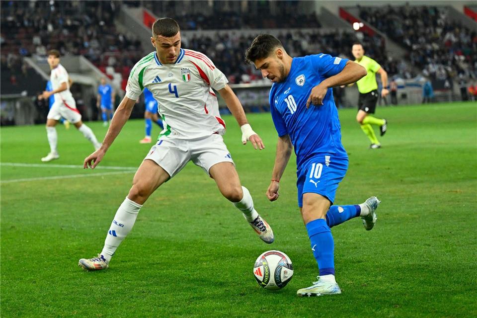 Vor gut zwei Wochen spielte Israel noch gegen Italien.Denes Erdos/AP/dpa