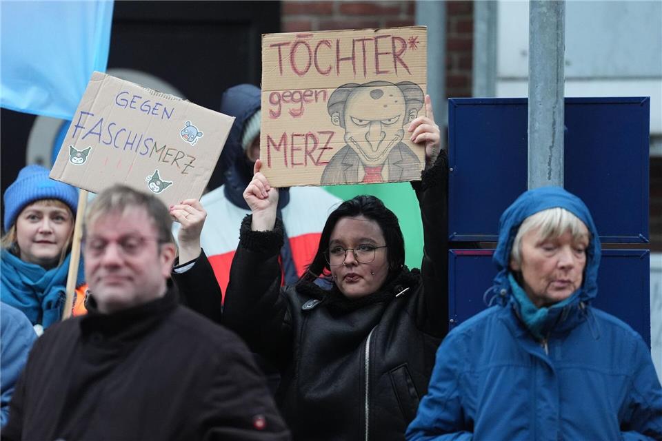 Vor seinem Besuch gibt es Proteste.Marcus Brandt/dpa