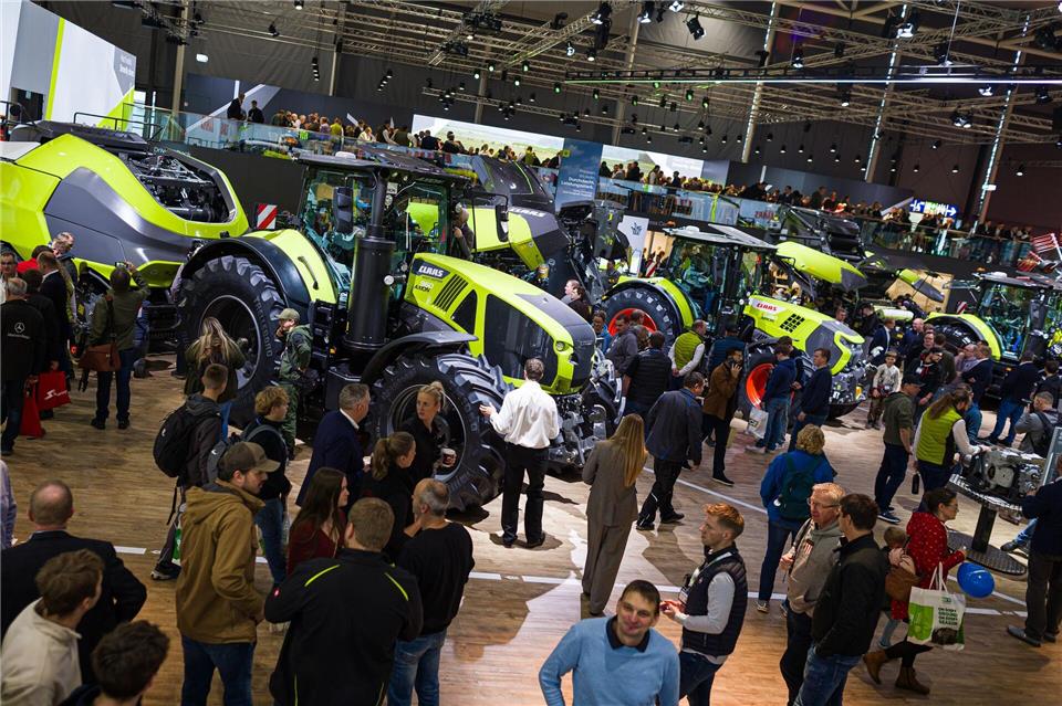 Vor zwei Jahren kamen mehr als 470.000 Besucher zu der Landtechnik-Schau.Moritz Frankenberg/dpa